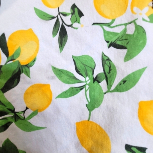 Isaac Mizrahi Size 16 Cotton Blend Lemon Shorts with Front Back Pockets - Picture 5 of 7